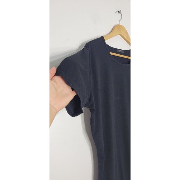 Coofandy Black Short Sleeve Crew Neck Loose Fit Basic Causal T-Shirt Size Large - Picture 3 of 11